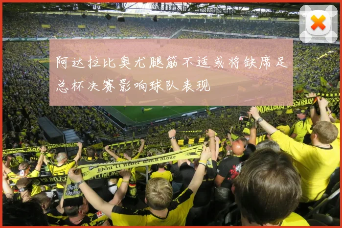 阿达拉比奥尤腿筋不适或将缺席足总杯决赛影响球队表现